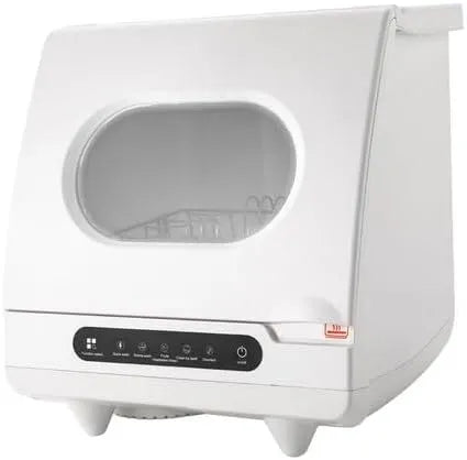 Geschirrspüler 5Modi, 5 L, 800 W, Spülmaschine, tragbar, Weiß, Mini SpüLmaschine GeschirrspüLer TischgeschirrspüLer Freistehen 5Modi