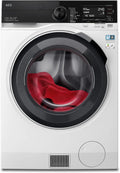 AEG Serie 9000 LWR9W81600 Waschtrockner, 10 kg, Waschmaschine, Trockner, Dampf, WLAN, 1600 U/min, 6 kg Trocknen, EEK B, Serie 9000 AbsoluteCare