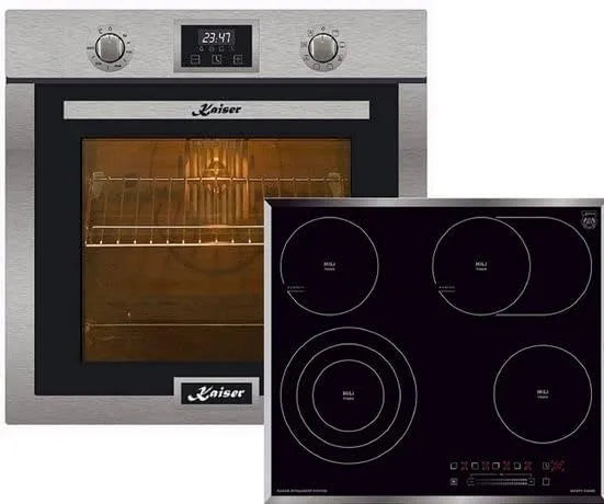Backofen, 60 cm, 79 L, Einbau, autark, Grill, Drehspieß, Heißluft, Selbstreinigung