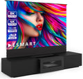 Produkt Gesamtbreite 250 cm, ESMART FSx ALR-Leinwand + FSxL Lowboard, Tuch: Grau