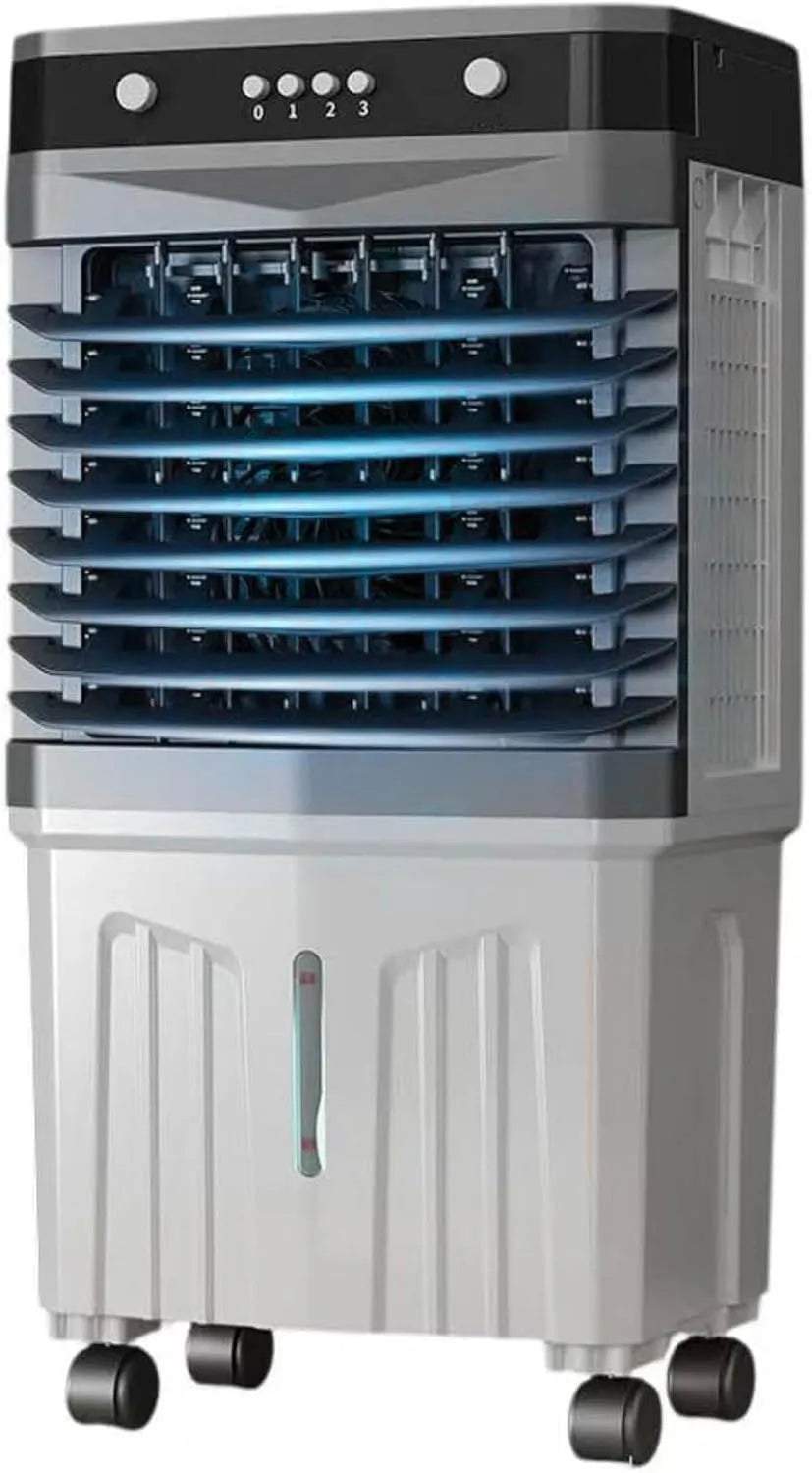 Klimaanlage 12-Stunden-Timer, tragbar, 3 Geschwindigkeiten, Oszillation, großer Wassertank, 3 Geschwindigkeitsstufen, Mobile Klimaanlage
