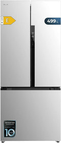 Cecotec Bolero CoolMarket FD Kühlschrank, 499 L, 178x75, 9cm, Energieklasse E, No Frost, Inverter, Edelstahl, Metal Cooling, Cecotec Französischer