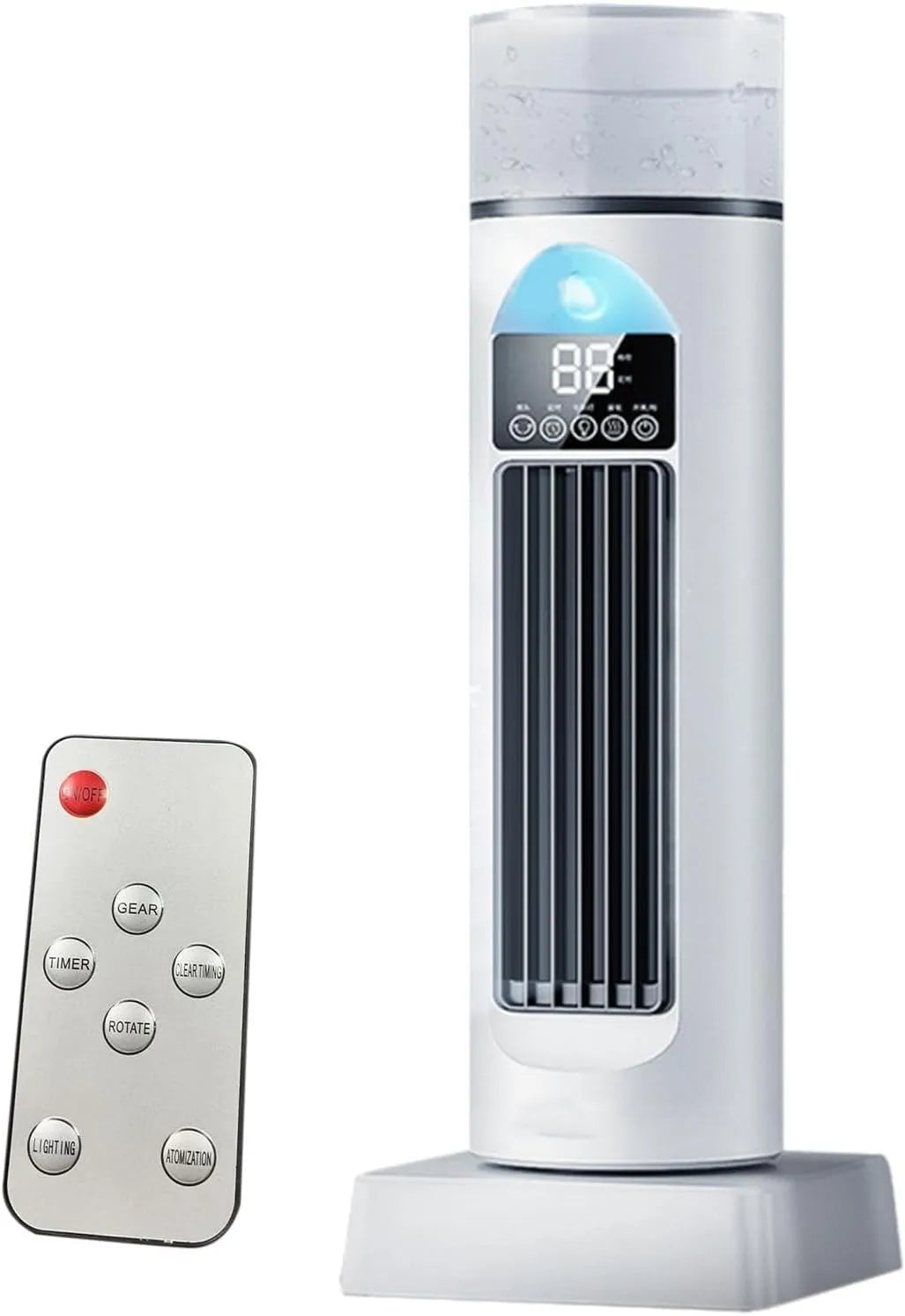 Klimaanlage, 230 L, Generisch, großer Wassertank, LED-Display Mit Fernbedienung