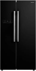 Kühlschrank HSBS-M548NFINVBKE, 548 L, Energieklasse E, Touch-Bedienung, No Frost, Gefrierfach, Inverter, Schwarz, 347 L Kühlteil + 201 L Gefrierteil