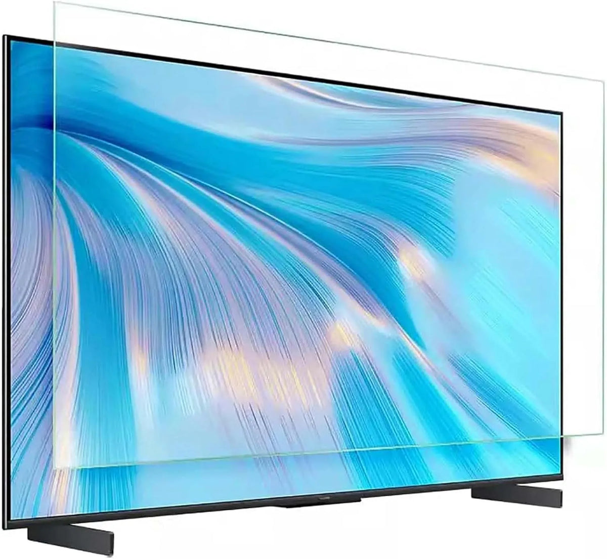 Smart TV, 75 Zoll, 1269x721mm, Fernseher, LCD-Display, Blaulicht-Blockierfilterfolie, Matte Antiblendfolie