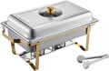 Chafing Dish Warmhaltebehälter, Gastronomie, Edelstahl, 4 Pack, Catering-Wärmer for Party-Bankett Gute WäRmespeicherung, Chafing Dish Buffet-Set