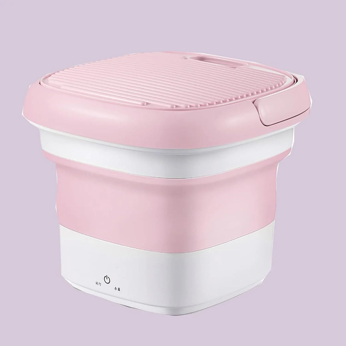 Waschmaschine, tragbar, Höschen, Socken, kleine Gegenstände, Pink, Faltbare tragbare Waschmaschine ohne Wasserleitungen