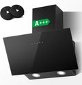 Dunstabzugshaube, 60cm, 450 m3/h, Küchenhaube, TopStrong, kopffrei und schräg, Abluft- und Umluftbetrieb, LED-Beleuchtung, Boost, Touch-Bedienung