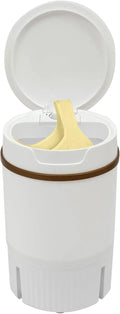 Waschmaschine, 5 L, tragbar, Camping, Weiß, 4 Anti-Rutsch-Pads, Schleudern, mit Dörrkorb, Reisen