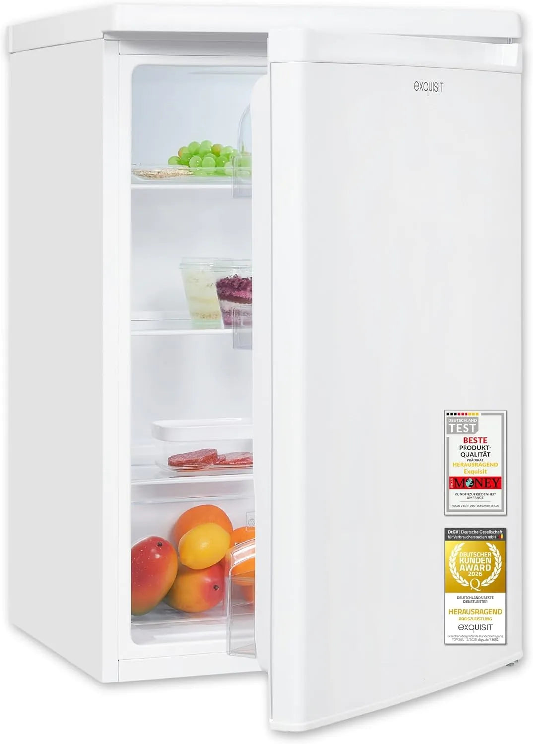 Exquisit Kühlschrank, 127 L, Gefrierfach
