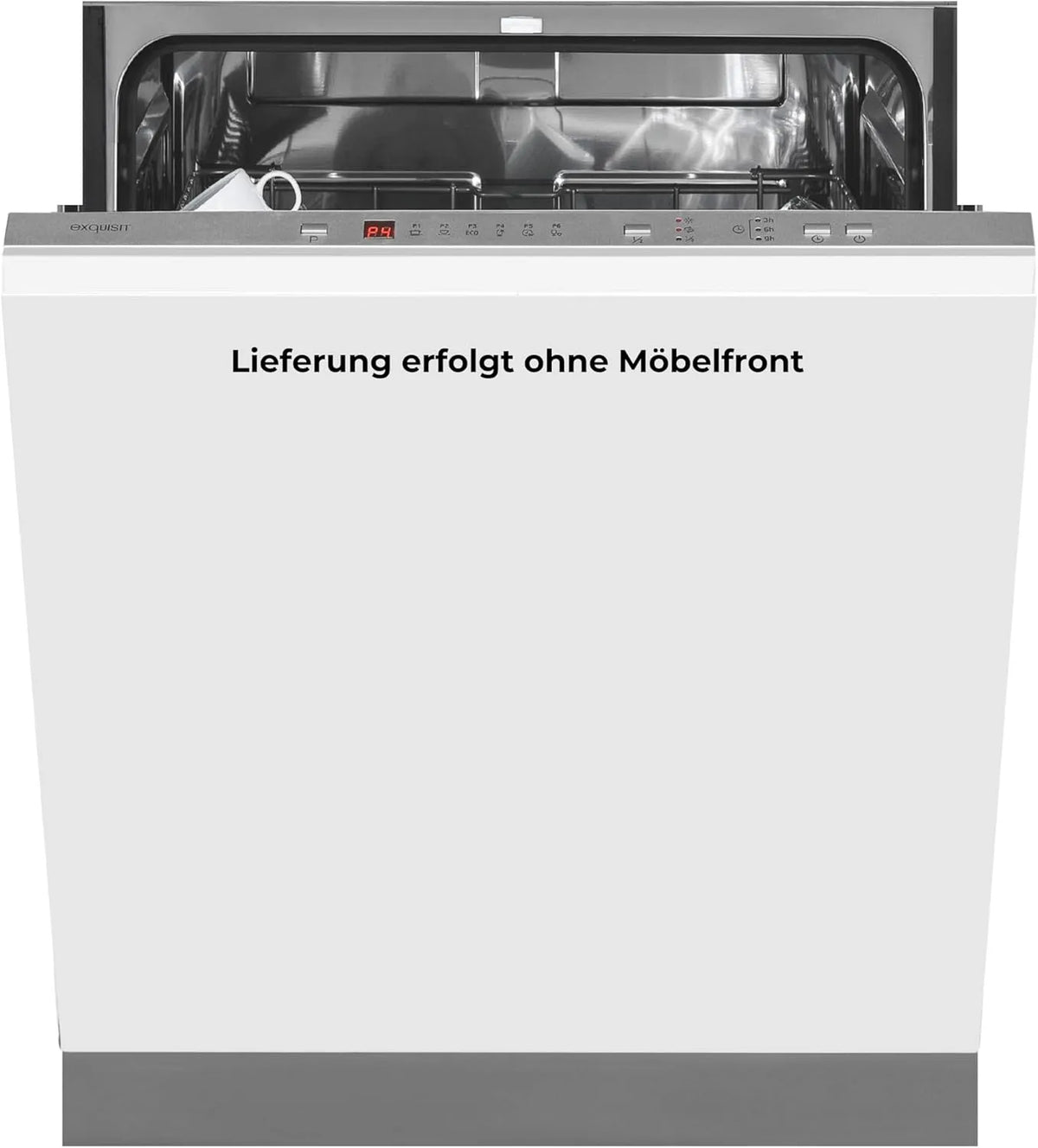 Exquisit EGSP56312-E-030E Geschirrspüler, Einbau, 12 Maßgedecke