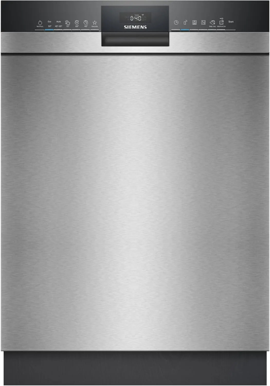 Siemens iQ300 SN43HS11TE Geschirrspüler, 60 cm, Home Connect, aquaStop, vario Speed Plus, Intensiv Zone, Dosier-Assistent, Gebürsteter Stahl