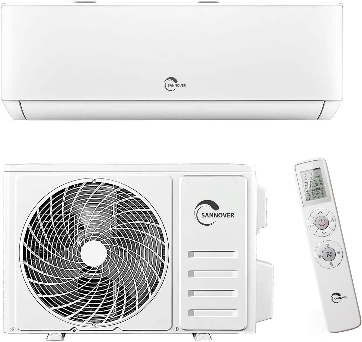 Klimaanlage, 1 kW, 18000 BTU Osmozra Sannover, Heizen, Kühlen, Reversible Split-Wandklimaanlage