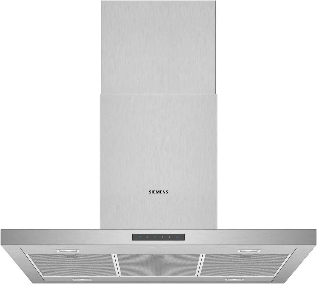 Siemens LF97BBM50 90er Dunstabzugshaube, Küchenhaube, Edelstahl, Siemens LF97BBM50 Inselhaube - Ab- und Umluft-Betrieb, 90er Breite
