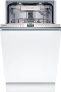 Bosch Serie 6 SPV6EMx05E Geschirrspüler, 45 cm, aquaStop, Slim-Format, vollintegriert, leise, EcoSilence Drive, Duo Power für beste Reinigung