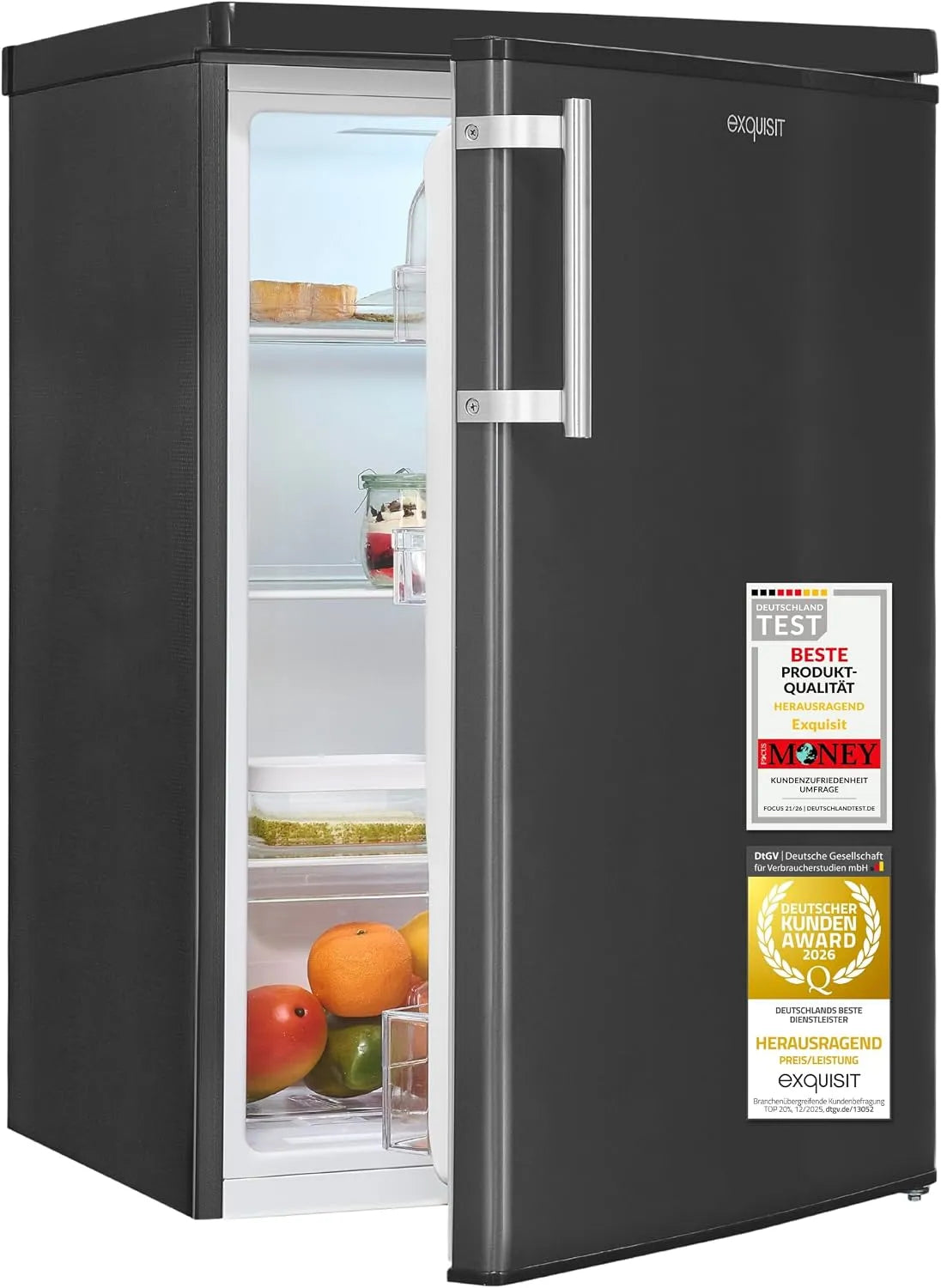 Exquisit Kühlschrank, 127 L, Exquisit Vollraumkühlschrank 127 l