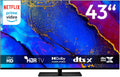 Google Smart TV, 43 Zoll, Fernseher, 4K UHD, HDR, Dolby Audio, Bluetooth, PVR-Aufnahme, MD 843400, MEDION 108 cm, Dolby Atmos, DTS x, kompatibel mit