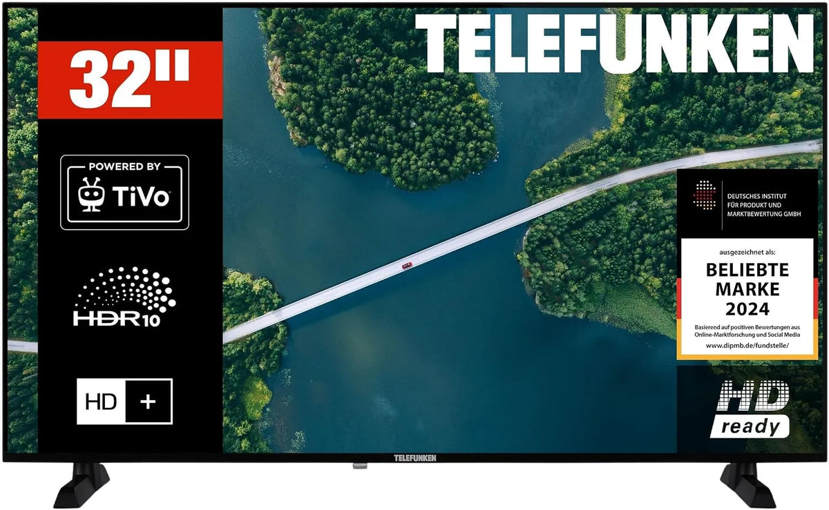 Smart TV, 32 Zoll, Fernseher, TELEFUNKEN xH32TP900S