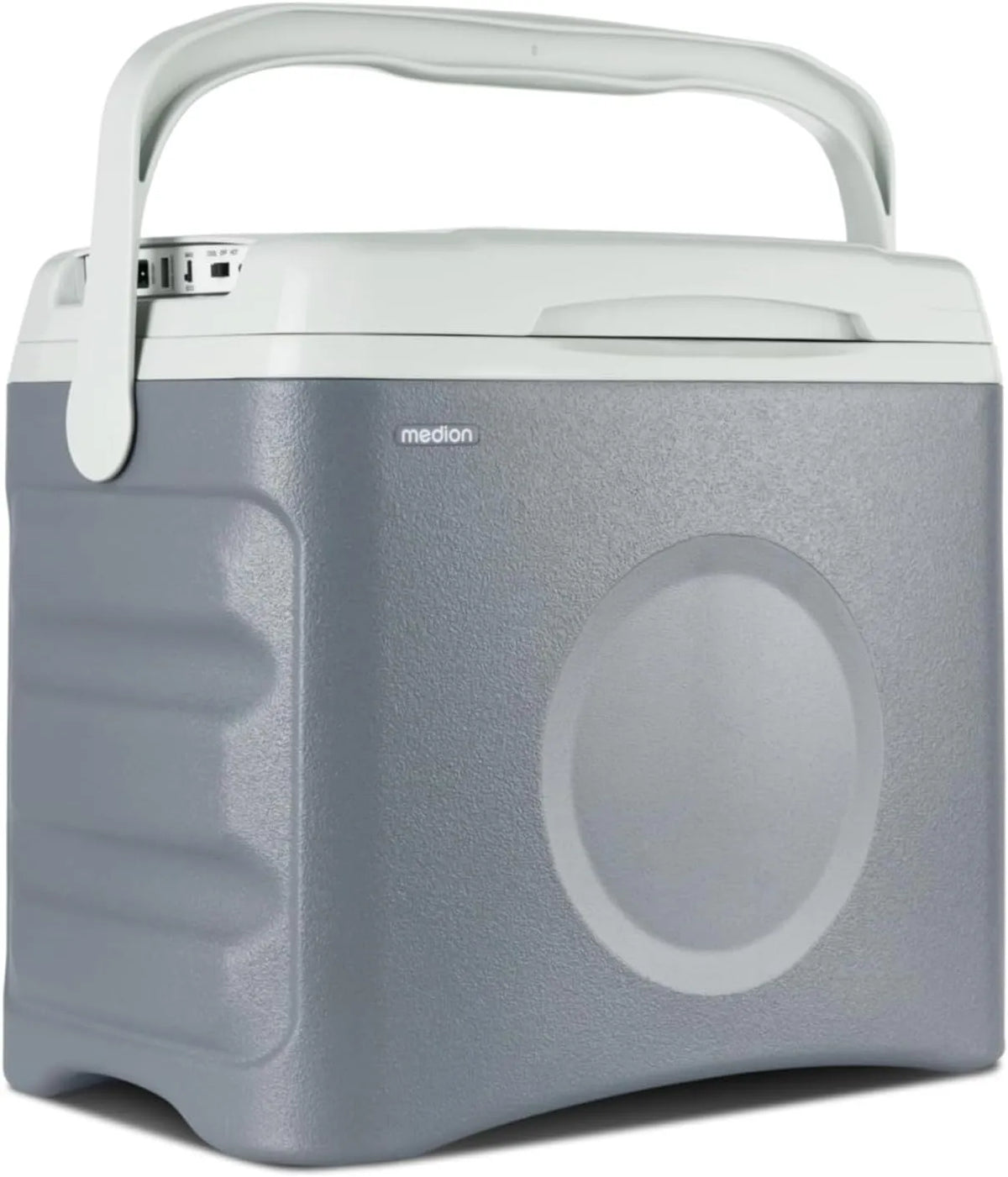 Elektrische Kühlbox, 25 L, MEDION MD10735, mobile Kühlbox, Grau, Kühlen & Heizen