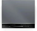 Klarstein 4-Zonen Induktionskochfeld, 7200 W, Induktionsplatte, Boost, Timer, Silber, Weiße LED, Aluminiumrahmen, Schieberegler