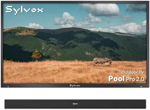 Smart TV, 43 Zoll, Fernseher, Outdoor, IP65, SYLVOx 43 Zoll Outdoor Smart TV mit wasserdichte Soundbar