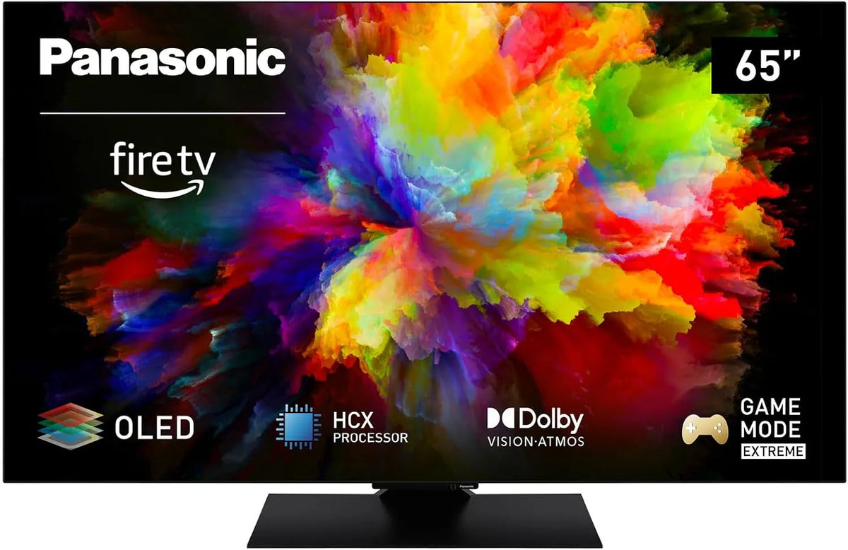 Panasonic Serie 65 TV-65Z80AEZ Smart TV, 65 Zoll, Fernseher, 4K UHD, OLED, Schwarz, Dolby Vision & Atmos, 2024, Alexa Sprachsteuerung, Fire TV