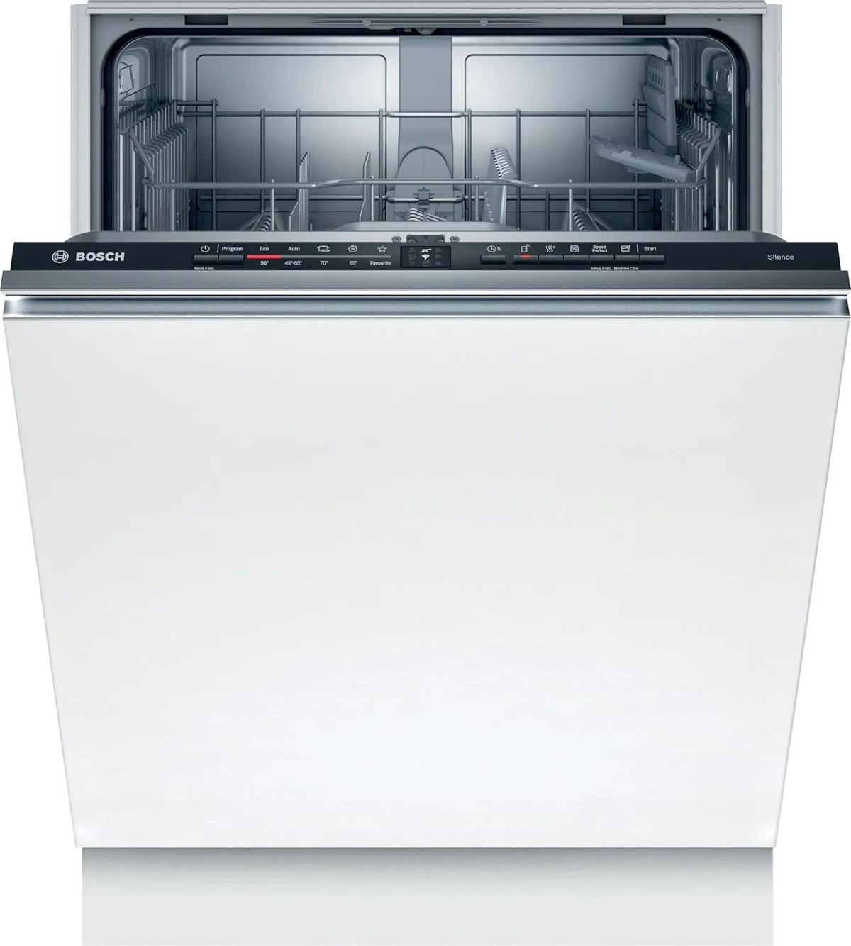 Bosch Serie 2 SMV2ITx18E Geschirrspüler, 60 cm, Home Connect, Einbau, leise, Weiß, 12-teilig, EcoSilence Motor