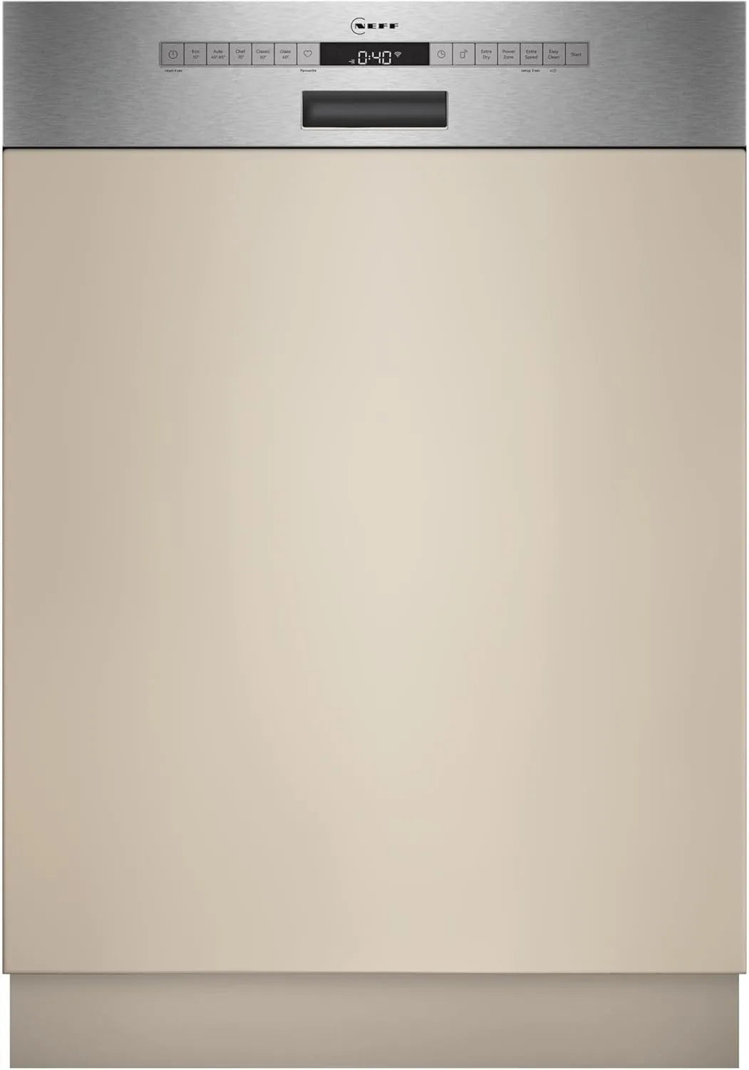 NEFF S145EBS16E Geschirrspüler, 60 cm, Energieklasse A, aquaStop, Chef 70°C, 13 Maßgedecke, N 50, Made in Germany, starke Reinigung mit Open Dry