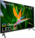 Cecotec ALU40043S. Smart TV, 43 Zoll, Fernseher, 4K UHD, HDR, Dolby Audio, HDMI, USB, 16 GB ROM, HDR10, HDMI 2.1, USB 3.0, Google Voice Assistant