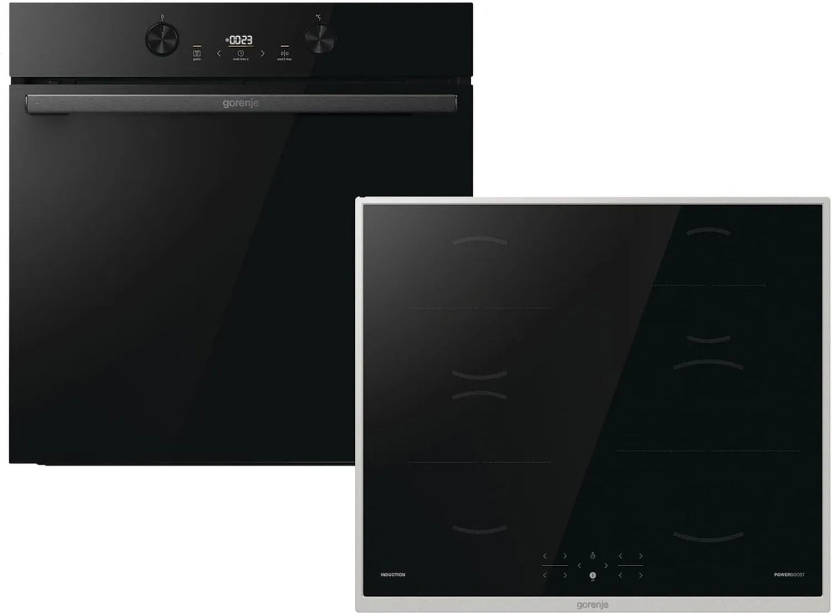 Gorenje BPS6737E04DBG GI6401Bx Backofen, autark, Dark Pepper Set PID