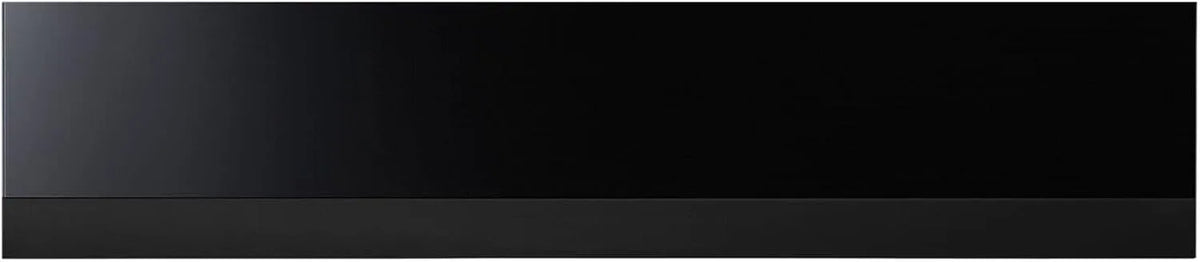 Wärmeschublade, Schwarz, Küppersbusch CSW 6800, Küppersbusch CSW 6800.0 Wärmeschublade + ZC 8020 Glasfront Schwarz + Designleiste Black Velvet