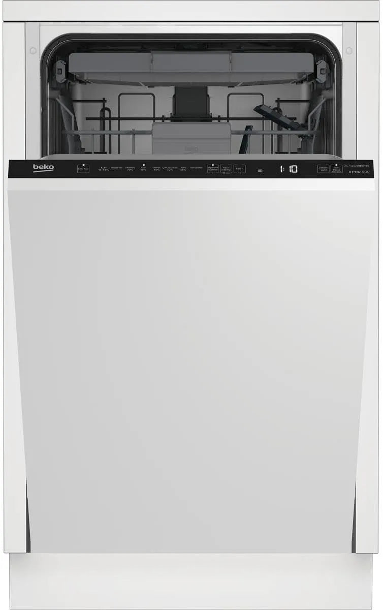 Beko BDIS38120Q Geschirrspüler, 45 cm, 8 Programme, Hygiene, Slim-Format, vollintegriert, 2 Temperaturzonen, für 11 Maßgedecke, 3 Spülebenen