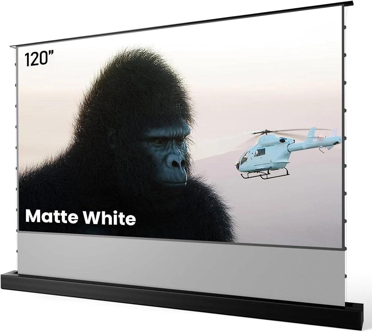 Projektor, AWOL 120-Zoll 4K, 8K, 3D-Optik, 4K UHD, Beamer, MW-F220C, Active 3D, Ultra HD, AWOL VISION 120-Zoll Elektrische Leinwand für