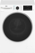 Beko B3DFT512447W Waschtrockner, 15 Programme, 12 kg, Waschmaschine, Trockner, Hygiene, freistehend, Inverter, Weiß, 1400 U/min, SteamCure, ProSmart