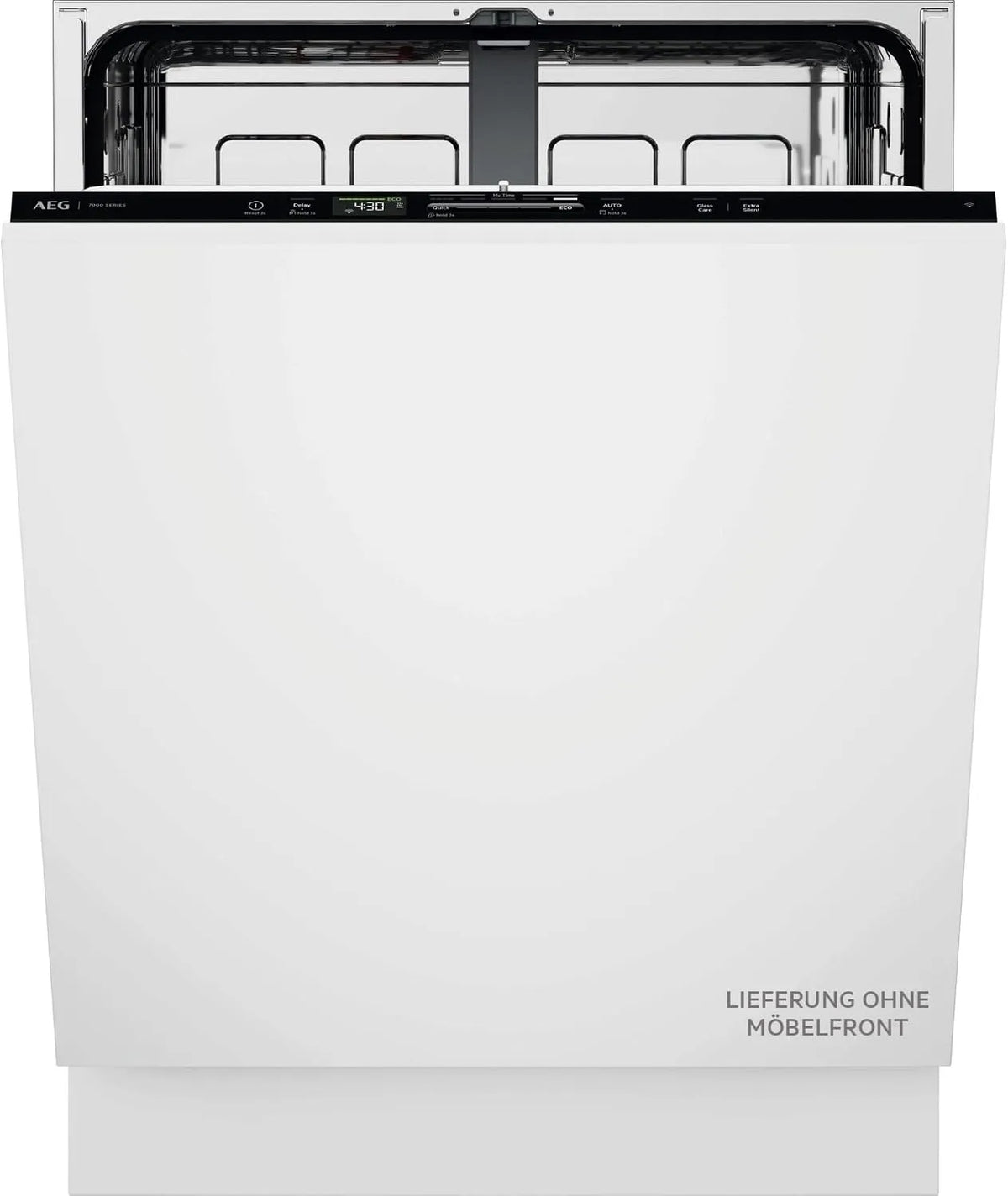 AEG GI7200B1SO Geschirrspüler, 60cm, 4 L, 44 dB, Spülmaschine, vollintegriert, WLAN, flexible Körbe & effiziente Reinigung, nur 8, smarte WiFi