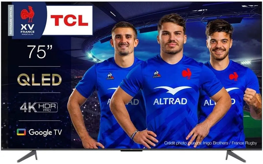 Google 75QLED770 Smart TV, 189cm, Fernseher, 4K UHD, TCL QLED TV 4K 189cm TV 4K QLED 75QLED770 Google TV