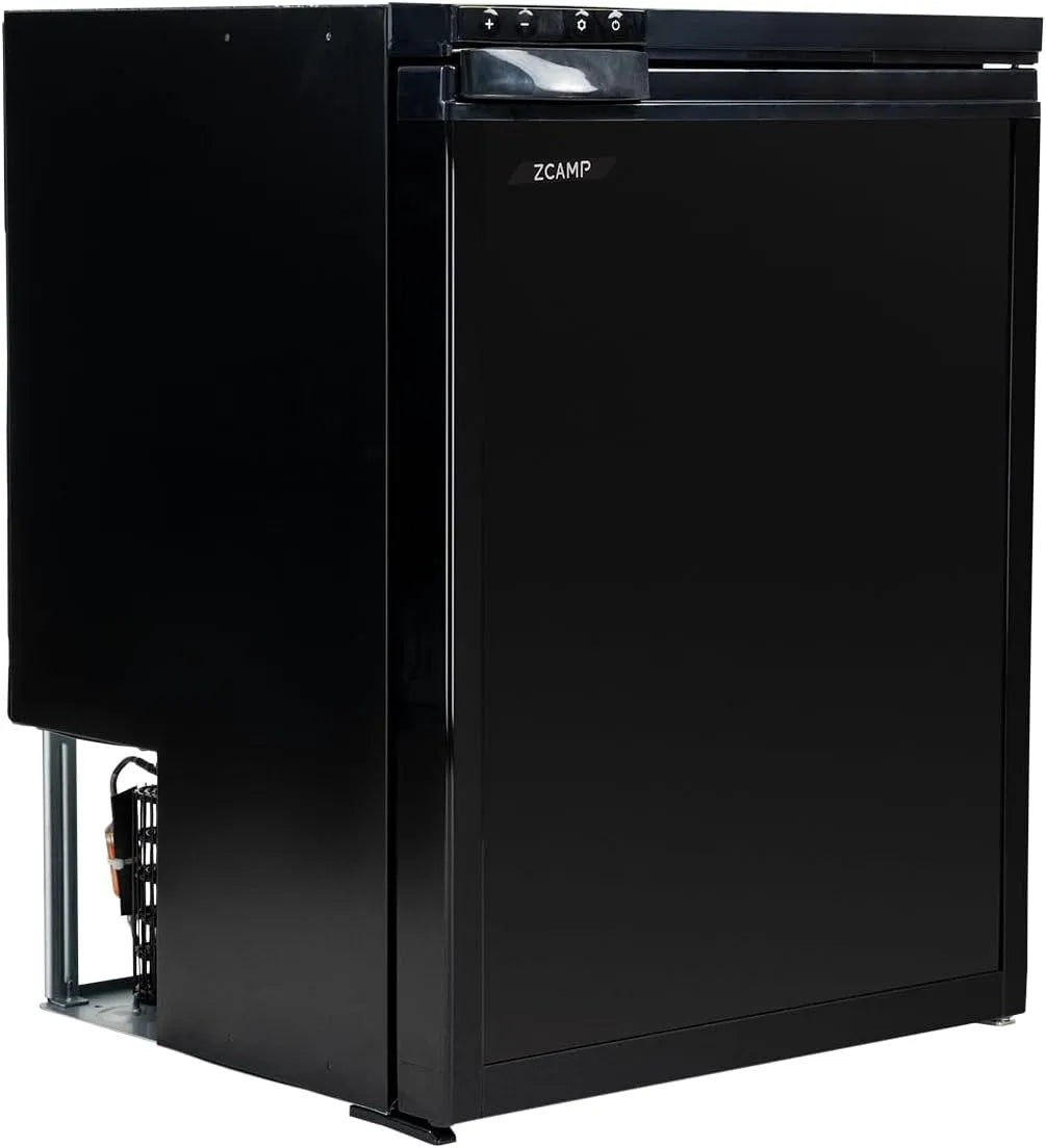 Kühlschrank CR65S, 59 L, -20 bis 20 °C, 12 V, leise, Camping, Schwarz, CR65S 59L, Noir