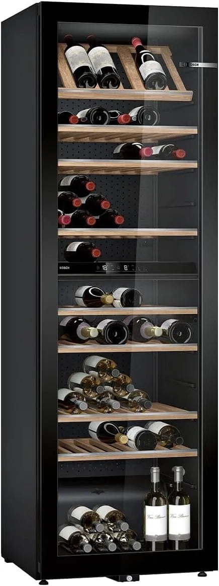 Bosch Serie 6 KWK36ABGA Weinkühlschrank, 186 x 60 cm, Glas