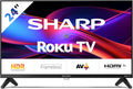 Sharp 24GD2225E cm, 24 Smart TV, 24 Zoll, Fernseher, HDR, rahmenlos, HDR10, Dolby Digital, 60 Zoll, Roku TV