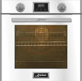 Backofen, 60 cm, 79 L, Einbau, autark, Grill, Weiß, Multi 10 Funktionen, LED Display, 79L, Metallknebel, Heißluft, Intelligent System