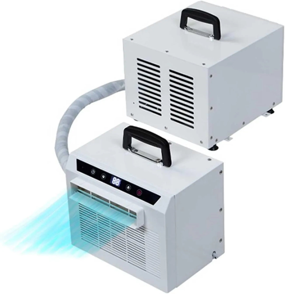 Klimaanlage, 1300 W, tragbar, Timer, USB, Camping, Zelt, Auto, Tragbare Split-Klimaanlage