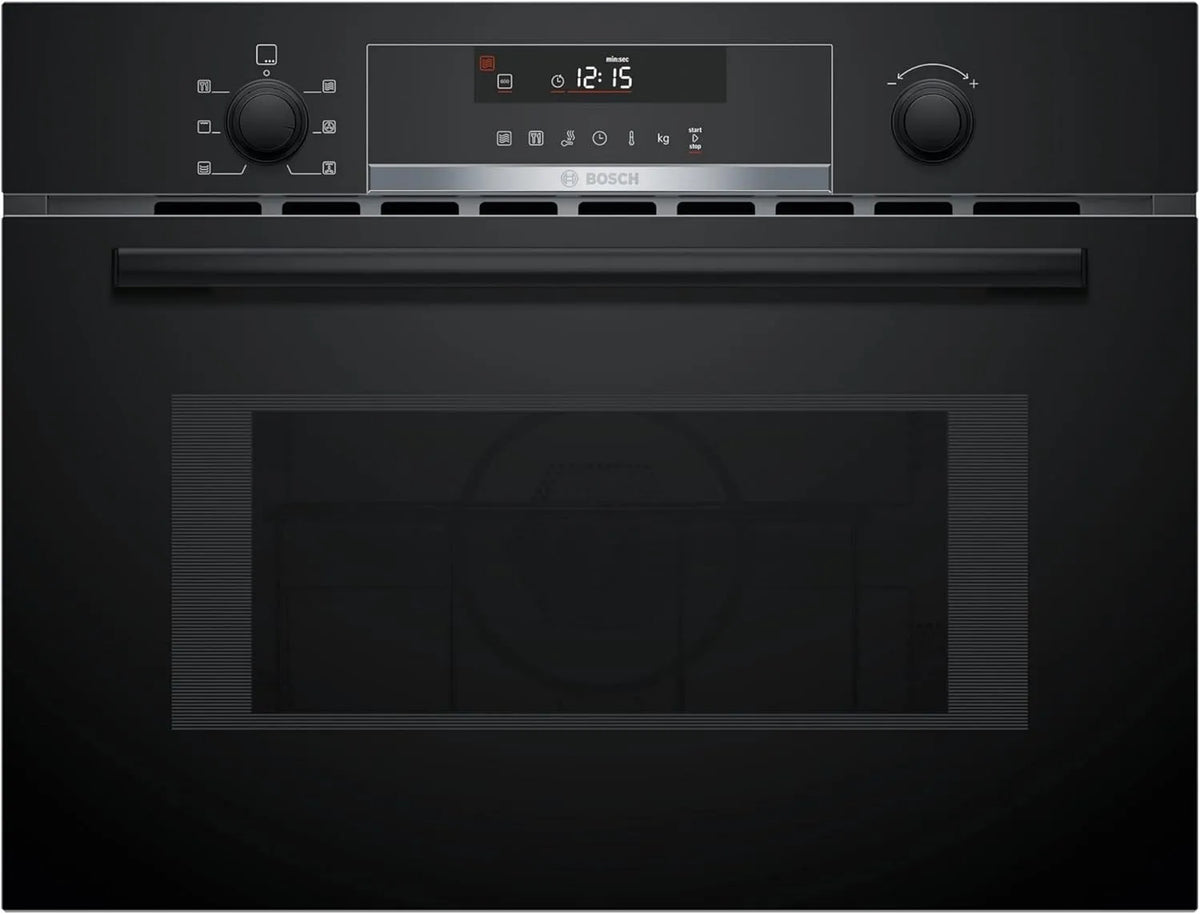 Bosch Serie 6 CMA585GB1 Mikrowelle, 60 x 45cm, 44 L, 900 W, Grill, Touch-Bedienung, Einbau, Mikrowellenofen, Schwarz, LED-Touchdisplay, AutoPilot 15