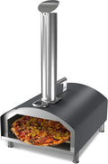 Elektrischer Pizzaofen, Grill, Holzkohle Pizzagrill, ACTIVA Pizzaofen Pellet Pizza Ofen Pelletofen Grill Grillofen zum Backen von Pizza