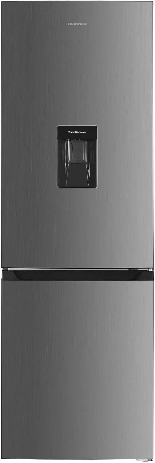 Kühl-Gefrierkombination HCNF-HM291INVxWDD, 291 L, 60 × 60 × 186 cm, Energieklasse D, No Frost, Inverter, Edelstahl, Kühlschrank mit Gefrierfach