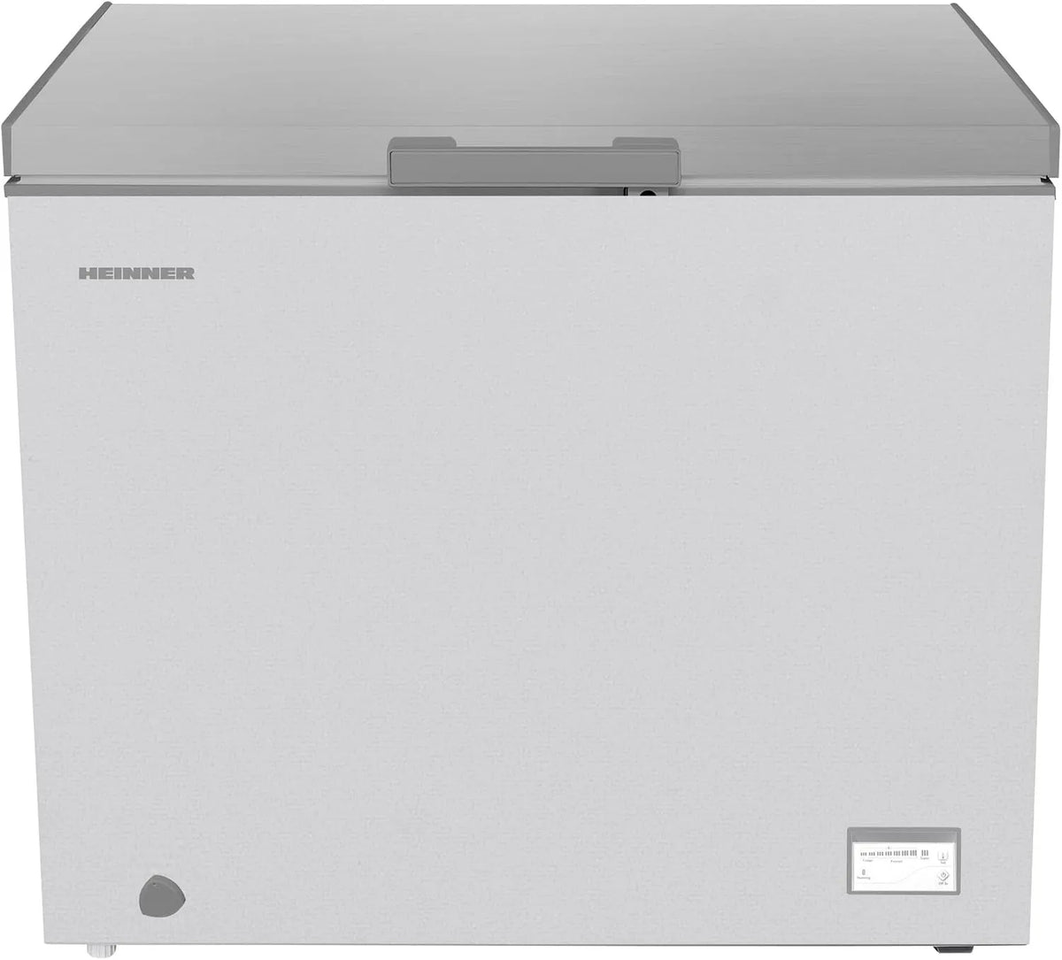 Gefrierschrank, 246 L, Gefrierfach, Inverter, Schnellgefrieren, Tiefkühlschrank, Silber, LED‐Display & Innenbeleuchtung, HCF‐HM246CSE++