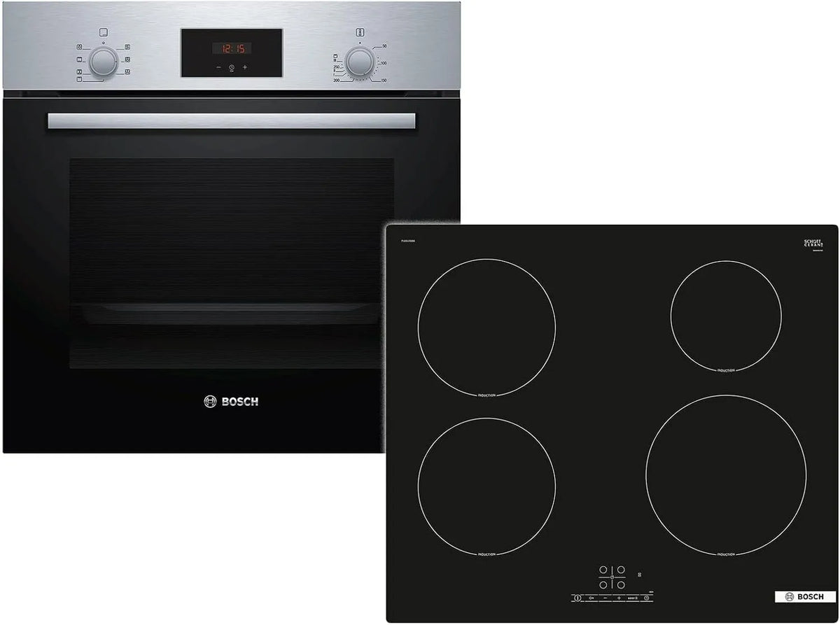 Bosch HBD231BR60 HBF133BR0 Backofen, Bosch HBD231BR60 Set Backofen HBF133BR0 + Induktionskochfeld PUE61RBB6E