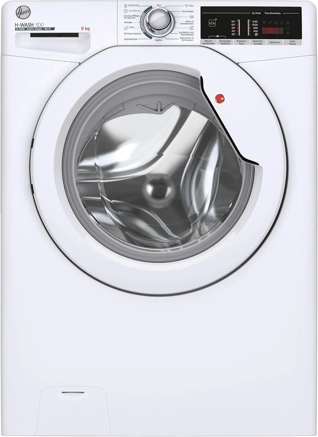 Hoover H3WOSQ495TA4-84 Waschmaschine, 9 kg, WLAN, Bluetooth, Dampf, Hoover H-WASH 300 LITE H3WOSQ495TA4-84 Waschmaschine