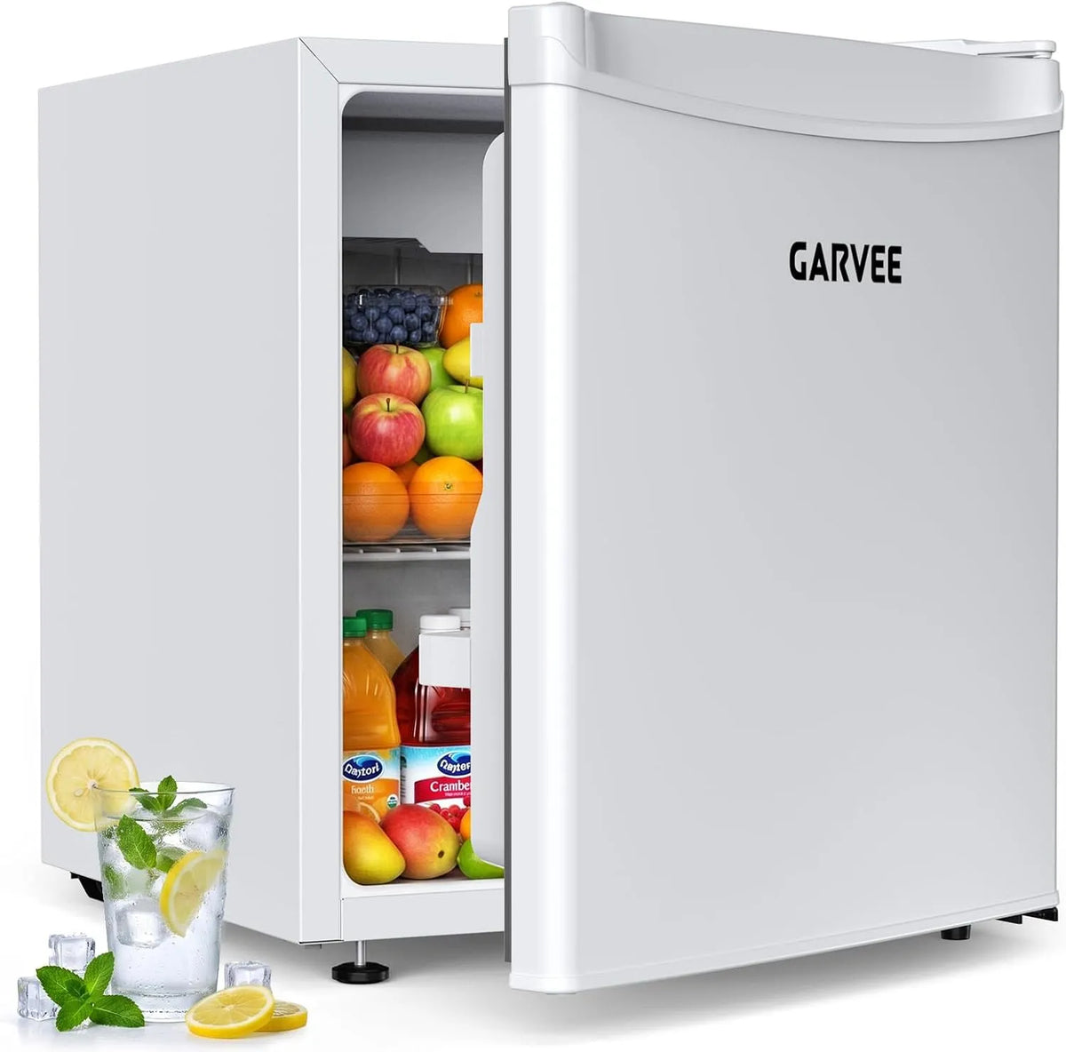 Elektrische Kühlbox, 45 L, 0 bis 18 °C, 41 dB, Gefrierfach, leise, mobile Kühlbox, umkehrbare Tür, 5 Temperaturstufen, Mini-Kühlschrank, schnelle