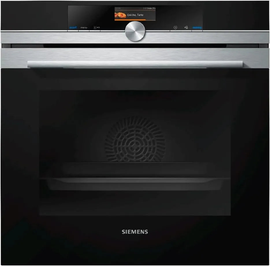 Siemens iQ700 HB676G0S1 Backofen, 60 x 60cm, Einbau, Schwarz, 4D-Heißluft, TFT-Display, activeClean, cookControl Plus