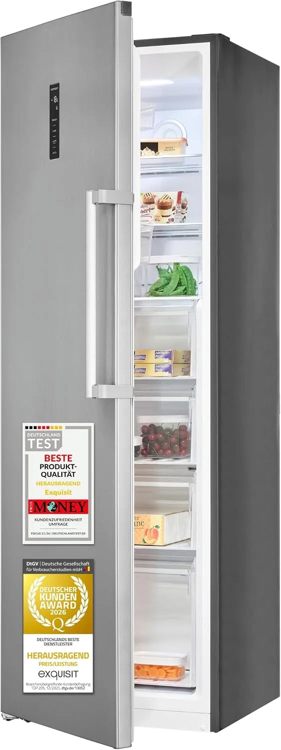 Exquisit Gefrierschrank, 274 L, No Frost, Gefrierfach, Tiefkühlschrank